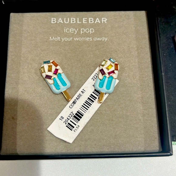 Baublebar Popsicle Sprinkle Ice cream Statement earrings - Picture 1 of 1